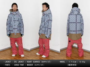 13-14 MTN.ROCK STAR(ﾏｳﾝﾃﾝﾛｯｸｽﾀｰ)・EVL JACKET -patternカラー