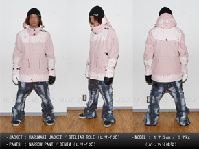 13-14 MTN.ROCK STAR(ﾏｳﾝﾃﾝﾛｯｸｽﾀｰ)・HARUMAKI JACKET -pattern