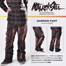 NARROW PANT/BLACK DENIM