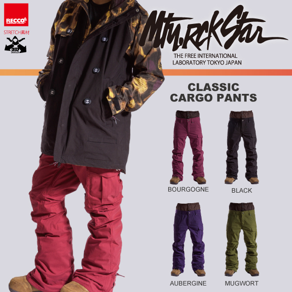 15-16 MTN.ROCK STAR(ﾏｳﾝﾃﾝﾛｯｸｽﾀｰ)・CARGO PANTS / BOURGOGNE ...