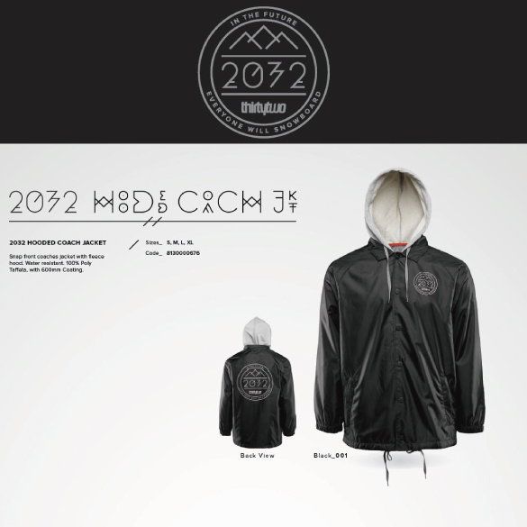 2032 HOODED COACH JACKET/商品画像