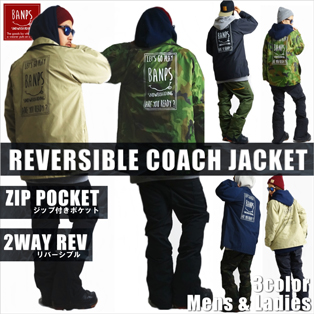 REVERSIBLE 2WAY COACH JACKET/SQ画像