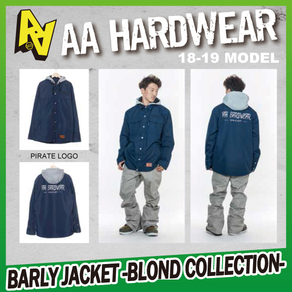 AA HARDWEAR(ﾀﾞﾌﾞﾙｴｰﾊｰﾄﾞｳｪｱ)・18-19モデル・BARLY JACKET -BLOND