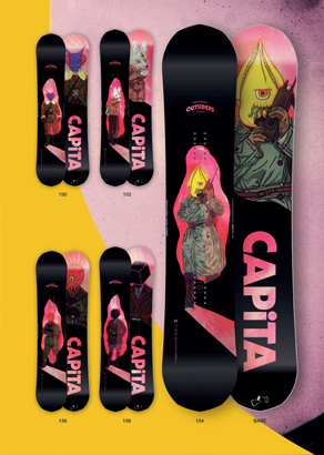 18-19 CAPiTA(キャピタ)・THE OUTSIDERS [150cm,152cm,154cm,156cm 18-19 CAPiTA(キャピタ)・THE OUTSIDERS [150cm,152cm,154cm,156cm