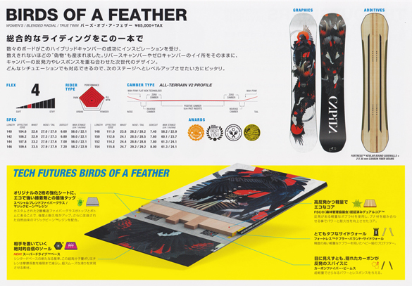 18-19 CAPiTA(ｷｬﾋﾟﾀ)・BIRDS OF A FEATHER [140cm,142cm,144cm,146cm