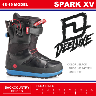 18-19 DEELUXE(ﾃﾞｨｰﾗｯｸｽ)・SPARK XV TF・ブーツ ≪商品一覧≫
