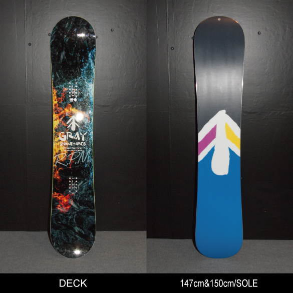 18-19 GRAY(ｸﾞﾚｲ) / R.P.M.(RPM)・スノーボード ≪商品一覧≫