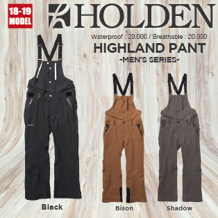 M's HIGHLAND BIB PANT画像