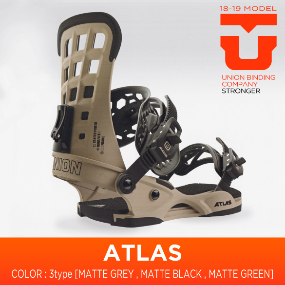 18-19 UNION(ﾕﾆｵﾝ)・ATLAS [BLACK] ≪商品一覧≫