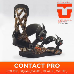 18-19 UNION(ﾕﾆｵﾝ)・CONTACT PRO [CAMO,BLACK,WHITE] ≪商品一覧≫