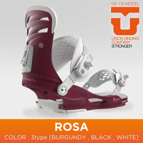 定番人気！ 18-19 UNION(ﾕﾆｵﾝ)・ROSA [BURGUNDY,BLACK,WHITE] ≪商品一覧≫ スノーボード