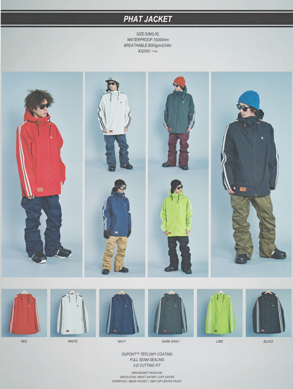 PHAT JACKETのラインナップ