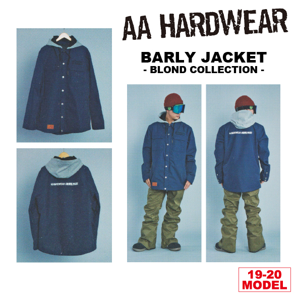 AA HARDWEAR(ﾀﾞﾌﾞﾙｴｰﾊｰﾄﾞｳｪｱ)・19-20モデル・BARLY JACKET -BLOND 