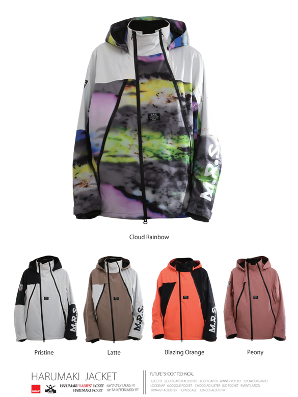 19-20 MTN.ROCK STAR（マウンテンロックスター） / HARUMAKI JACKET [Cloud Rainbow] -  スノーボードショップ ”MISTY” ～通販・オンラインショップ～ 京都