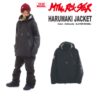 HARUMAKI JACKET/Anthracite/3LAYER画像