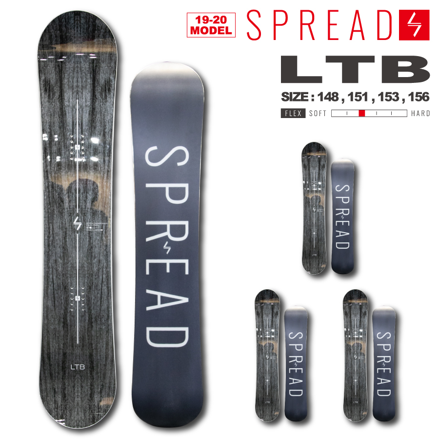 spread スノーボード 153 SPREAD LTB-LTD 153cm 19-20-