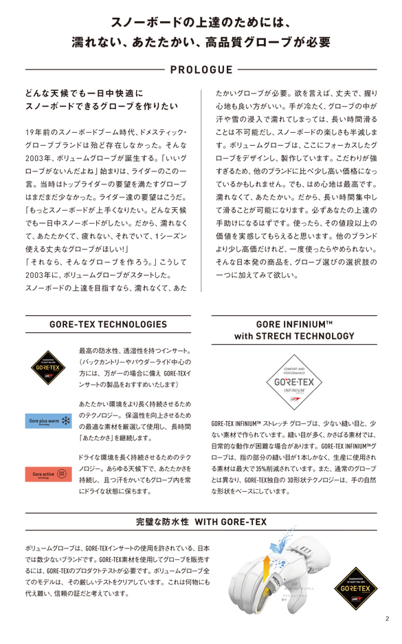 VOLUME GLOVESについて01