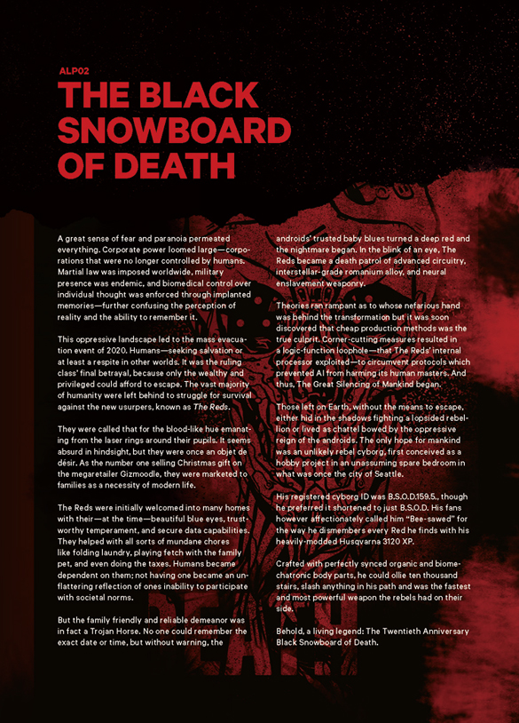 THE BLACK SNOWBOARD OF DEATHについて02