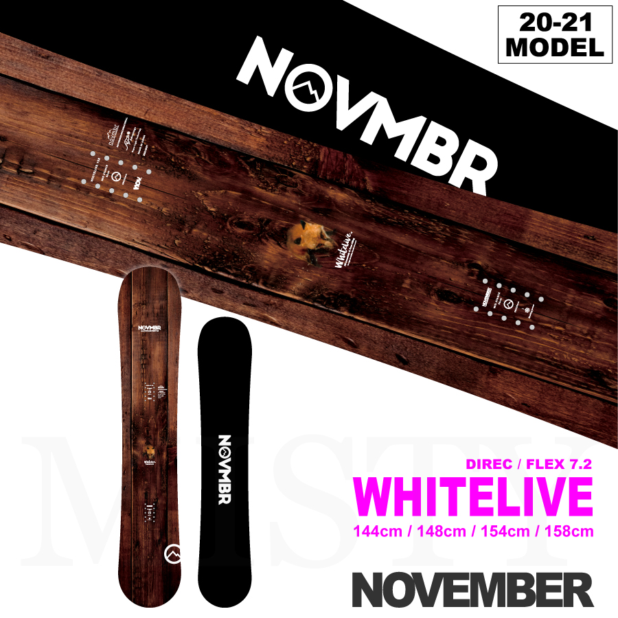 November WHITELIVE 158cm+bnorte.com.br