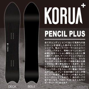 25-26 KORUA SHAPES / PENCIL PLUS ペンシルプラス [Float