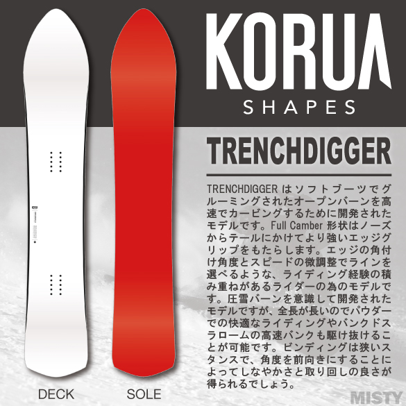 KORUA SHAPES コルアシェイプス STEALTH 板 156