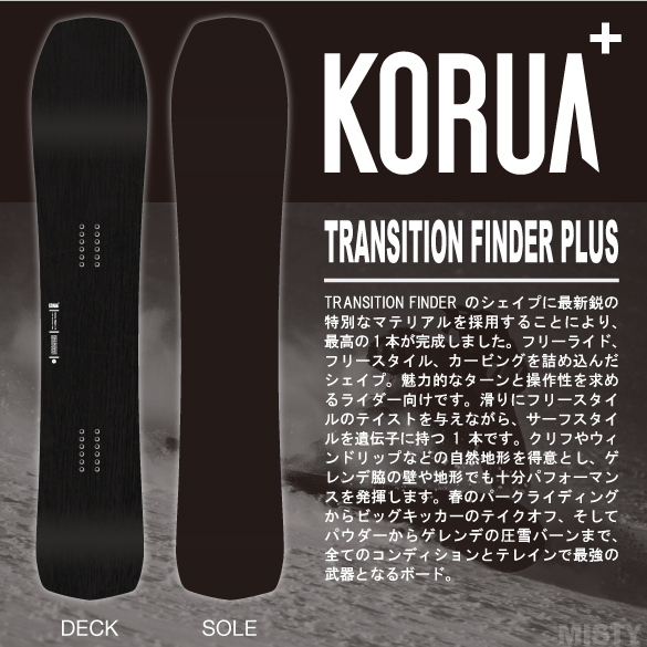 23-24 KORUA SHAPES(コルアシェイプス)・TRANSITION FINDER PLUS ...