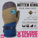 MITTEN KING/KHAKI×SLATE