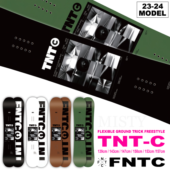 23-24 FNTC(ｴﾌｴﾇﾃｨｰｼｰ) / TNT-C [キャンバー]・スノーボード ≪商品一覧≫