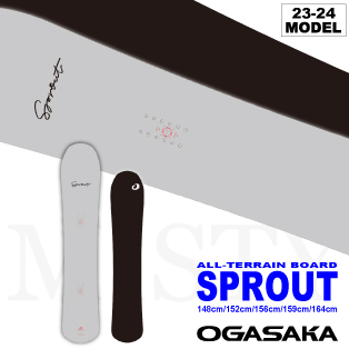 23-24 OGASAKA(オガサカ) / SPROUT・スノーボード [148cm,152cm,156cm