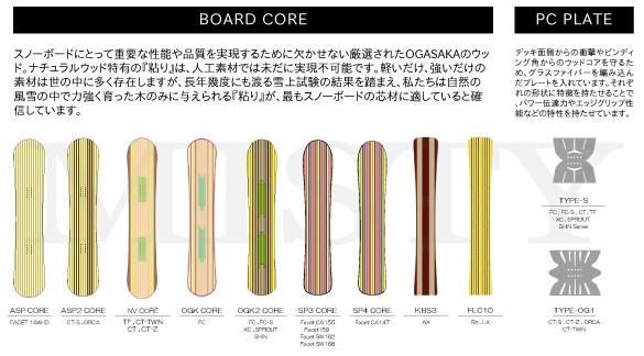 オガサカスノーボード CT-S  154cm