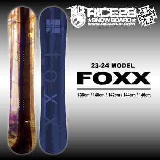 23-24 RICE28(ﾗｲｽﾄｩｴﾝﾃｨｰｴｲﾄ) / FOXX [138cm 140cm 142cm 144cm 146cm 