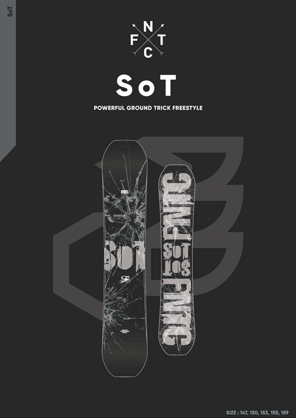 FNTC SOT 22-23 147 FNTC SOT 22-23モデル 153cm FNTC TNTC 153cm 22-23