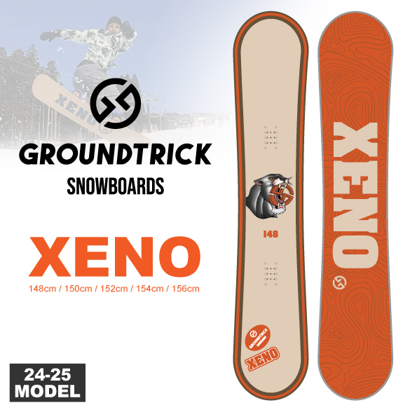 24-25 GT SNOWBOARDS(ジーティー スノーボード)・XENO [148cm,150cm