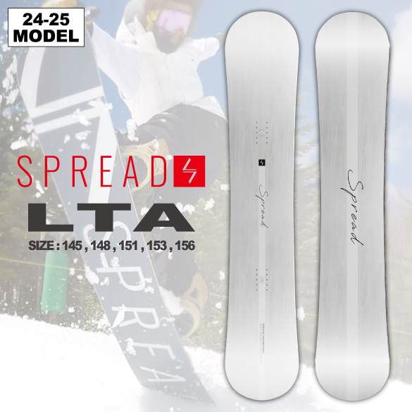 SPREAD LTA153 24-25SPRED スプレッド LTA 153 スノーボード 24