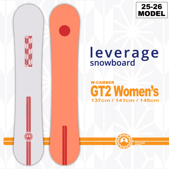 25-26 leverage snowboard / GT2 [Women's]・(レバレッジ