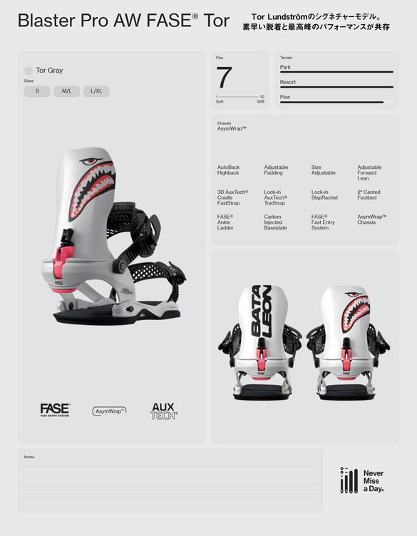 Blaster PRO FASEについて02