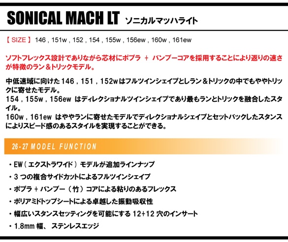 SONICAL MACH LTのTECH01