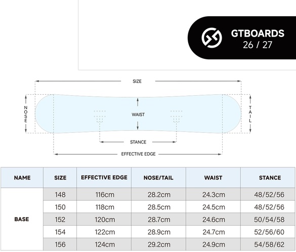 BASE / サイズスペックについて