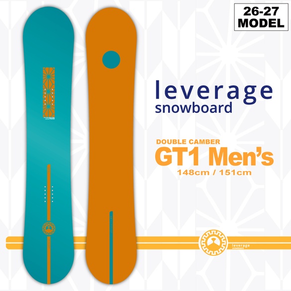 26-27 leverage snowboard / GT1 [Men's]・(レバレッジ スノーボード)